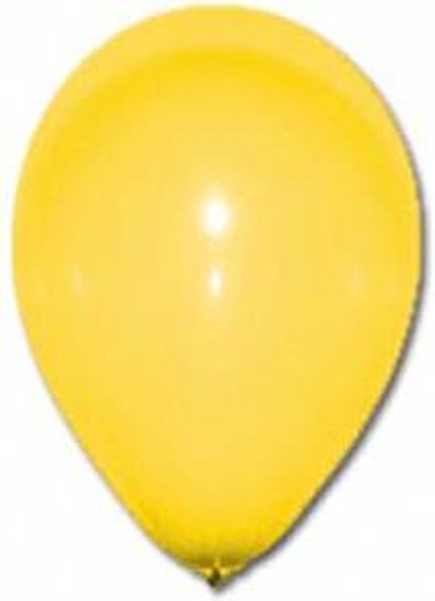 GLOBOLANDIA - 12 gele ballonnen van 28 cm - Decoratie > Ballonnen